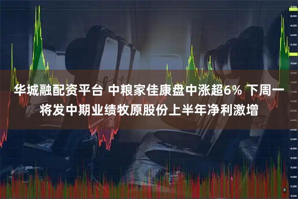 华城融配资平台 中粮家佳康盘中涨超6% 下周一将发中期业绩牧原股份上半年净利激增